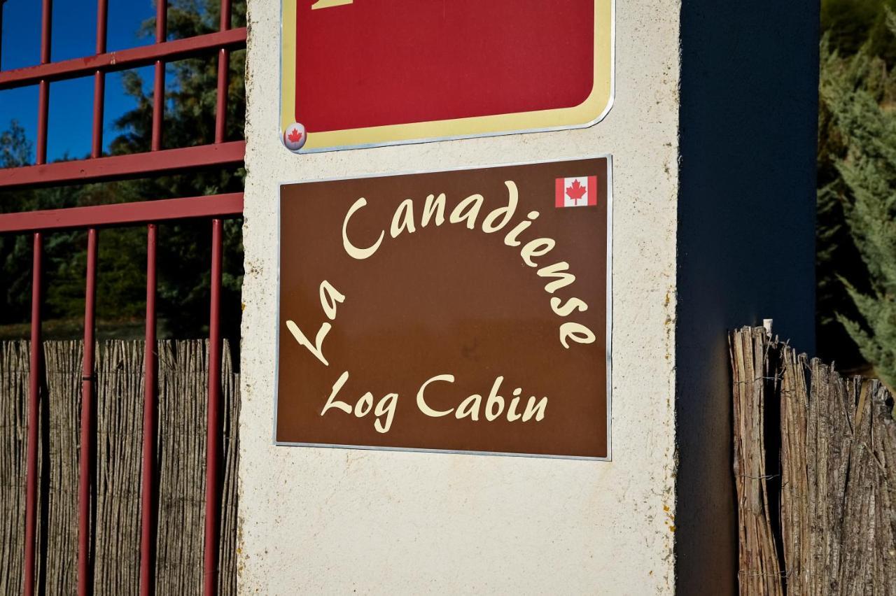 Casa Rural La Canadiense Log Cabin Guest House Buenache de la Sierra Exterior photo